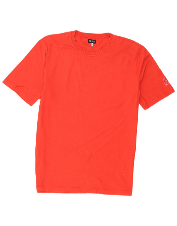 Armani Jeans Camiseta Hombre Top XL Rojo Algodón