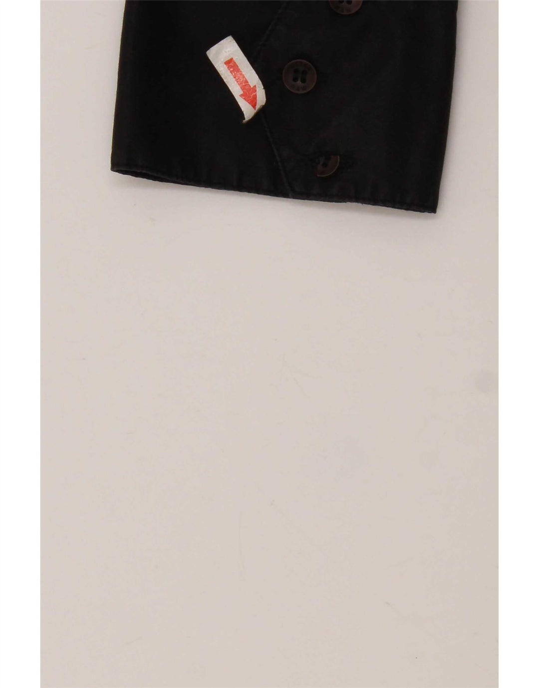 G-Star Hombre Camisa Militar Pequeña Algodón Negro