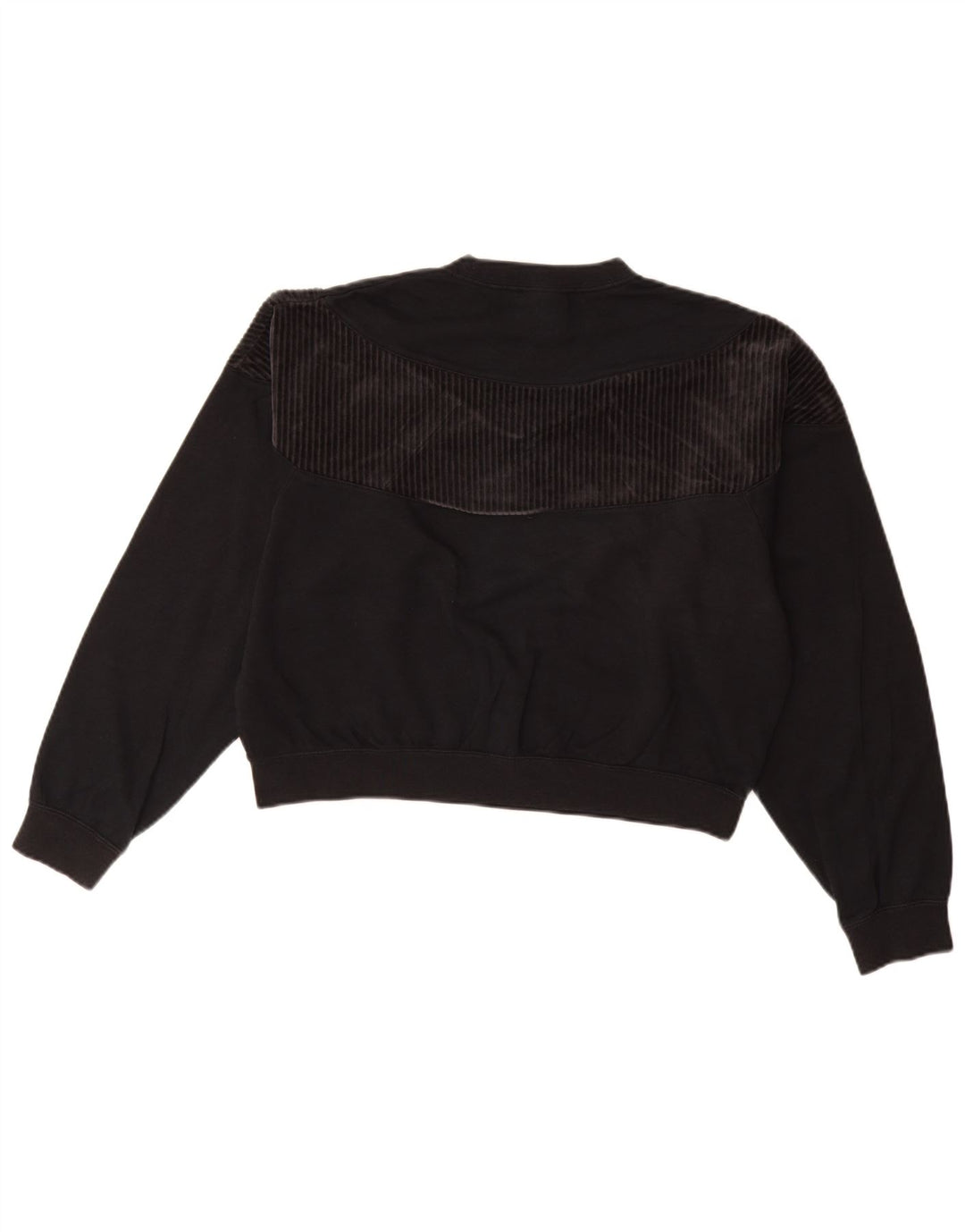 NIKE Sudadera extragrande para mujer, talla 10, algodón negro pequeño