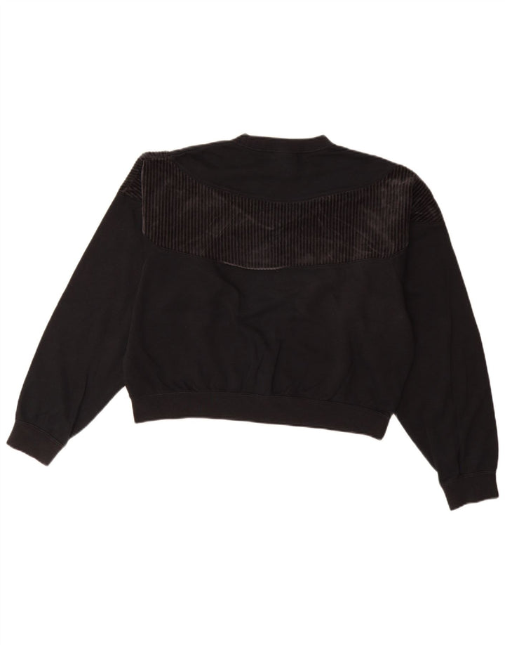 NIKE Sudadera extragrande para mujer, talla 10, algodón negro pequeño