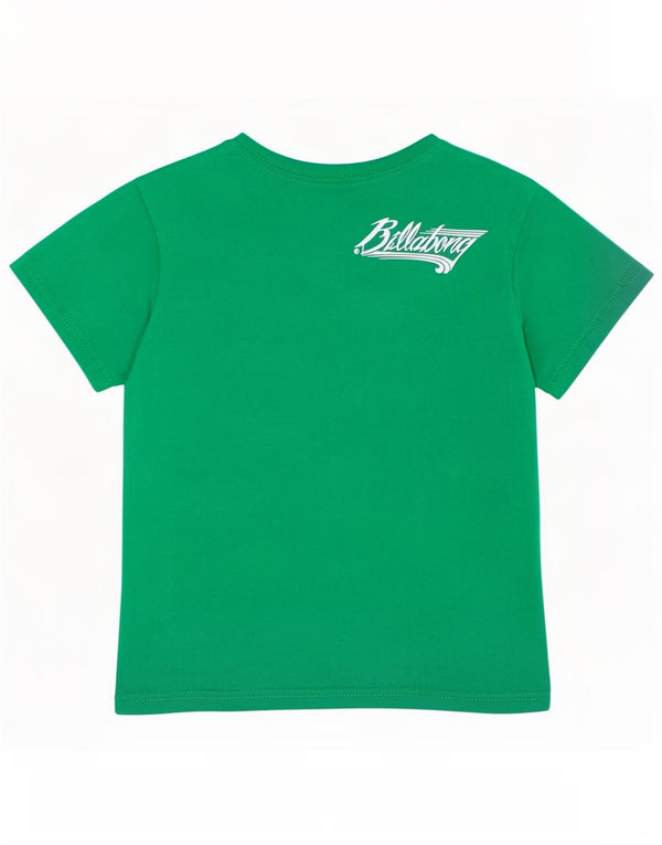 Billabong Camiseta gráfica para niño Top 5-6 años Algodón verde