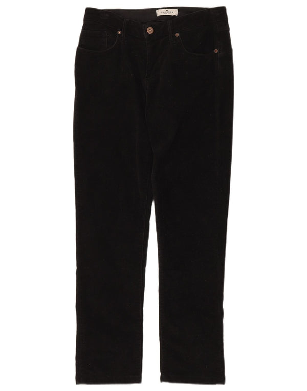 Carrera Pantalones de pana de ajuste regular para mujer IT 40 Small W27 L26 Negro