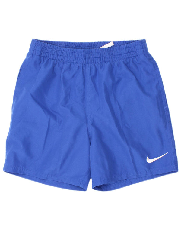 Nike Pantalones cortos deportivos para niños 12-13 años Grande Azul Poliéster