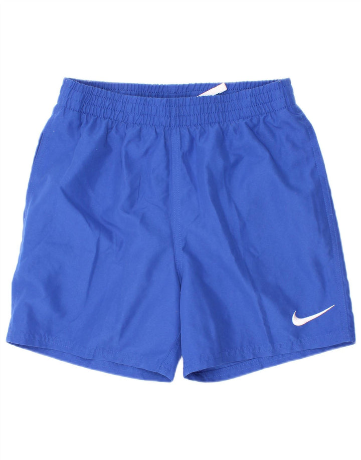 Nike Pantalones cortos deportivos para niños 12-13 años Grande Azul Poliéster