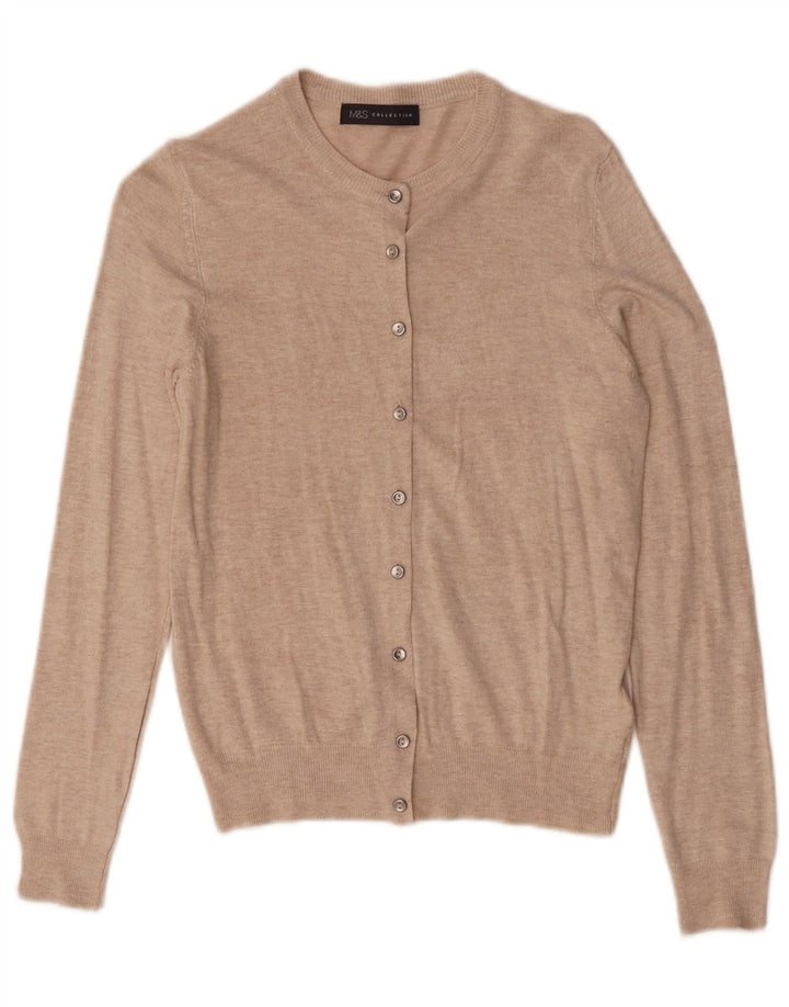 Marks & Spencer - Cárdigan corto para mujer, talla 40, tamaño mediano, color rosa