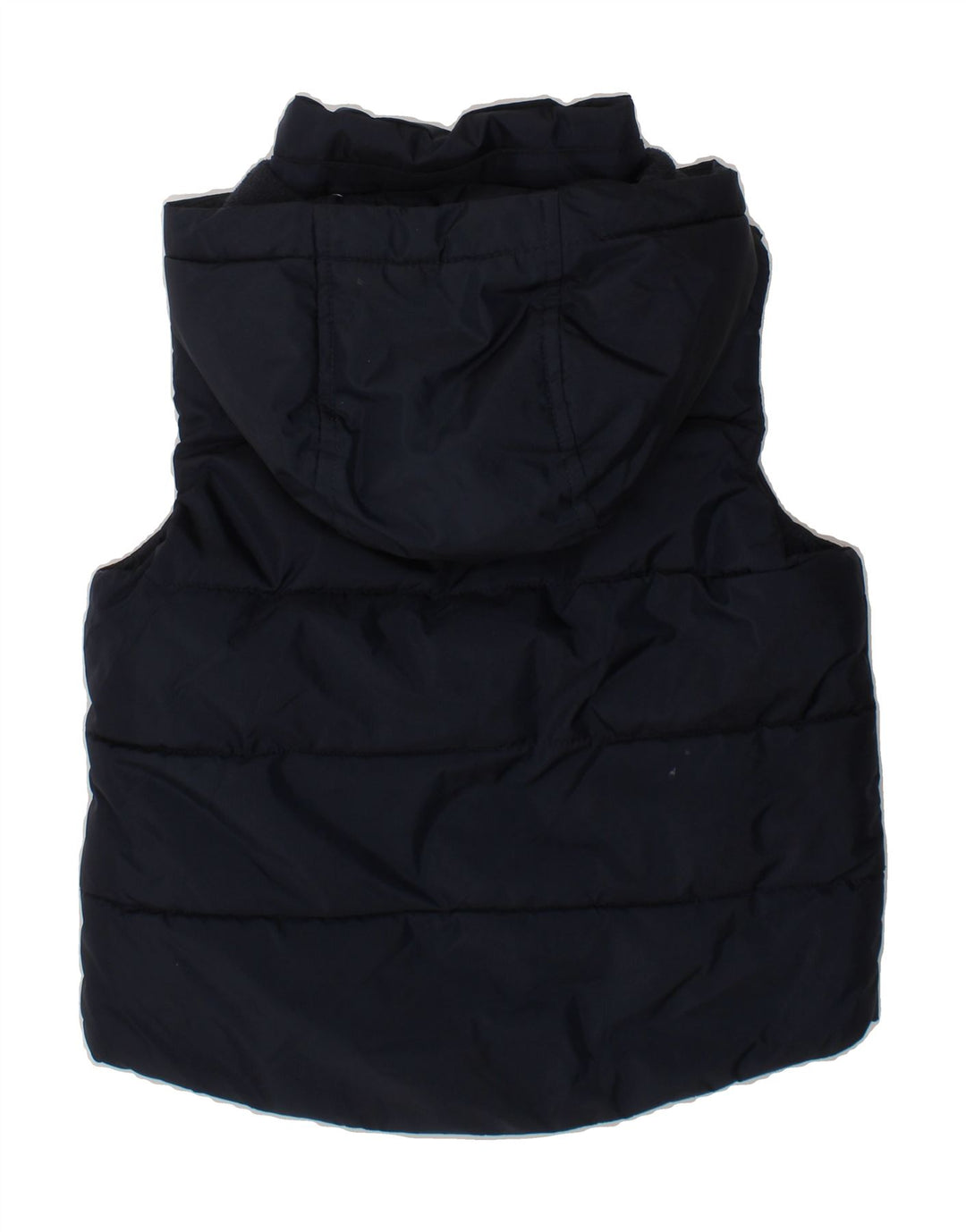 JOULES Boys Hooded Padded Gilet 3-4 Years Navy Blue Polyester Vintage Joules and Second-Hand Joules from Messina Hembry 