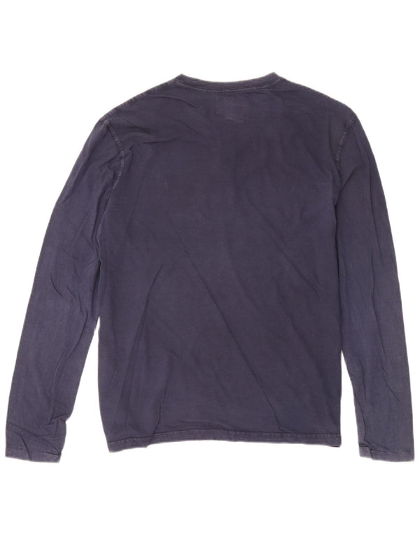 Polo Ralph Lauren Hombre Top Manga Larga Medio Azul Marino Algodón