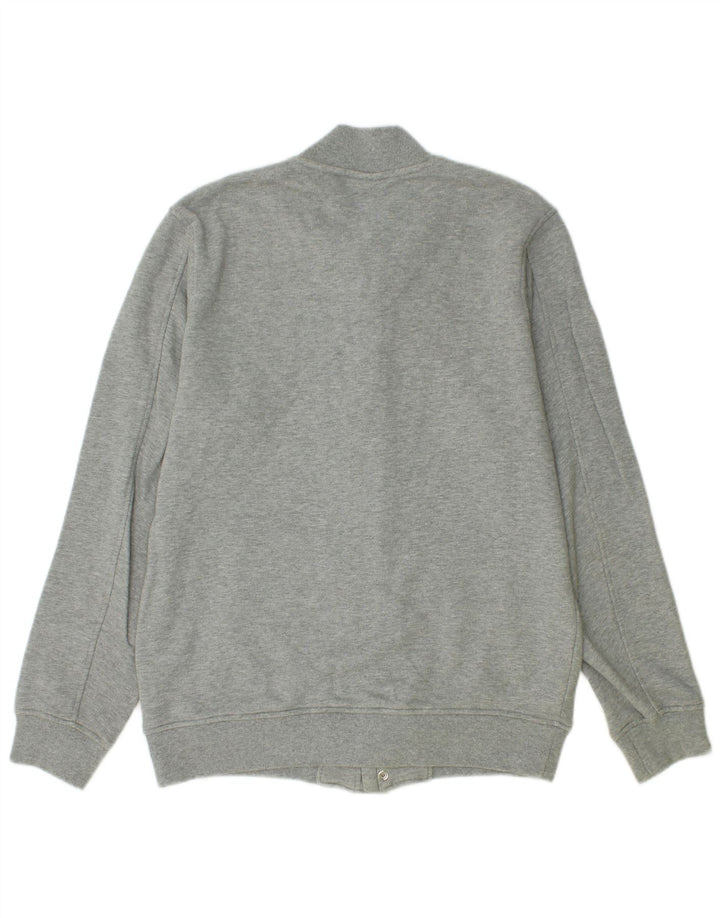 Nike - Chaqueta de chándal para hombre, color gris medio, algodón