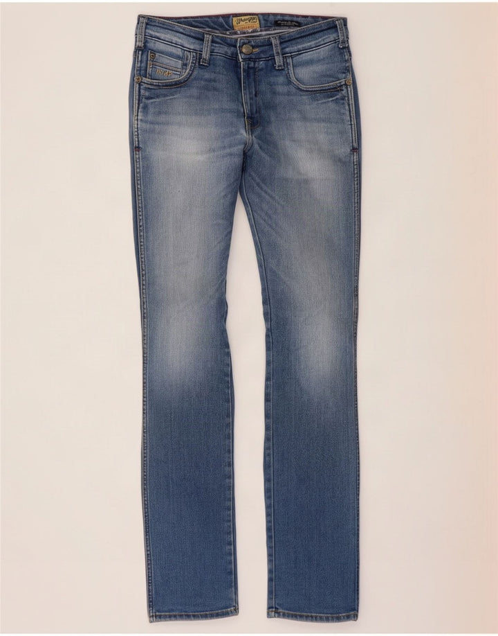 Wrangler Hombre Skanders Slim Jeans W32 L34 Algodón Azul