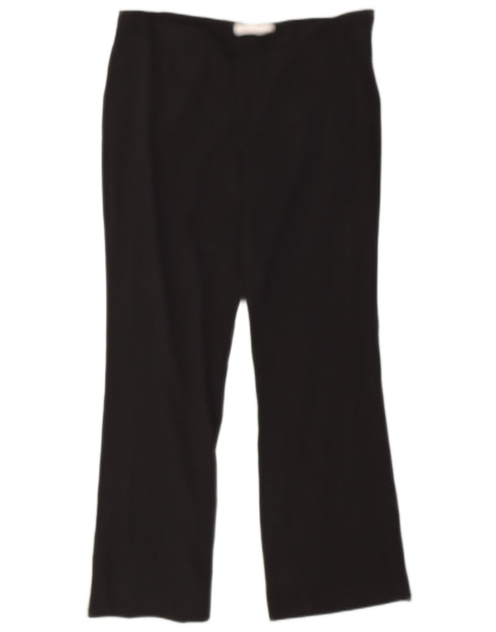Zara Mujer Pantalón Casual Bootcut 2XL W42 L31 Poliéster Negro
