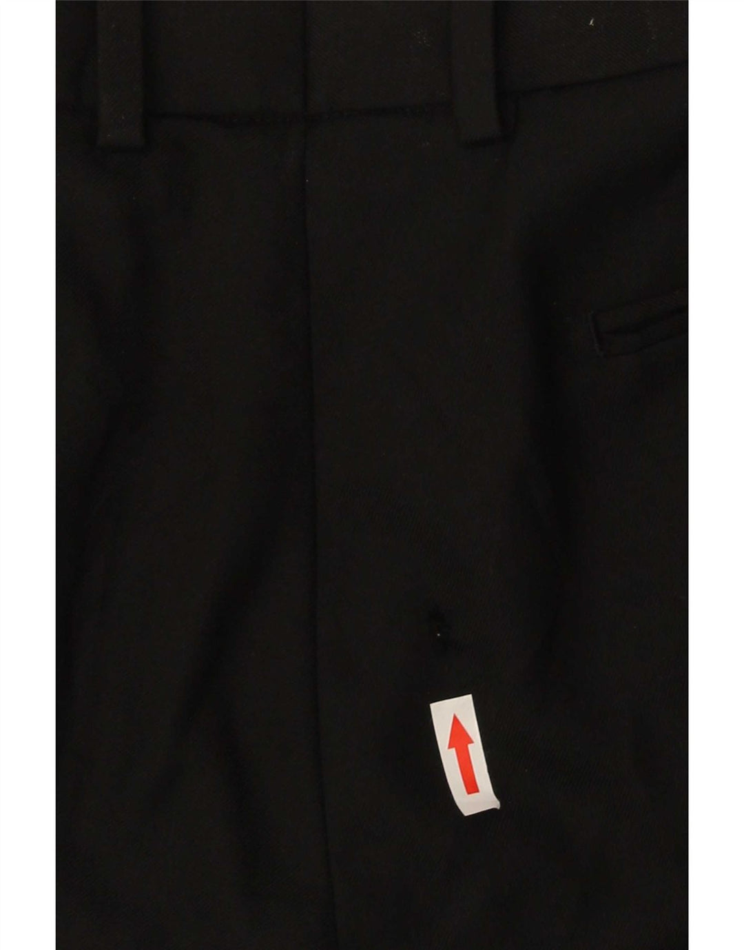 Marks & Spencer Pantalón de traje con pinzas y corte entallado para hombre W38 L31 Lana negra