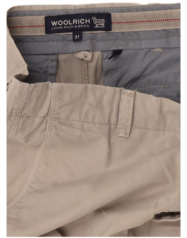 Pantalones Cortos Casuales Woolrich Mujer W31 Gris