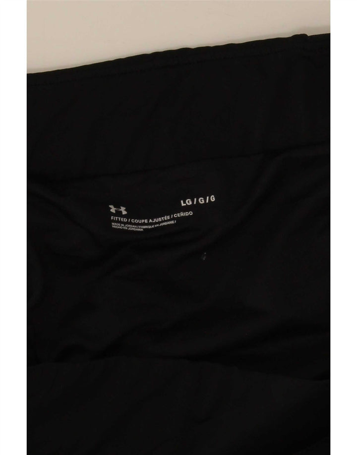 Under Armour Pantalones cortos deportivos con gráficos para hombre, talla grande, negro