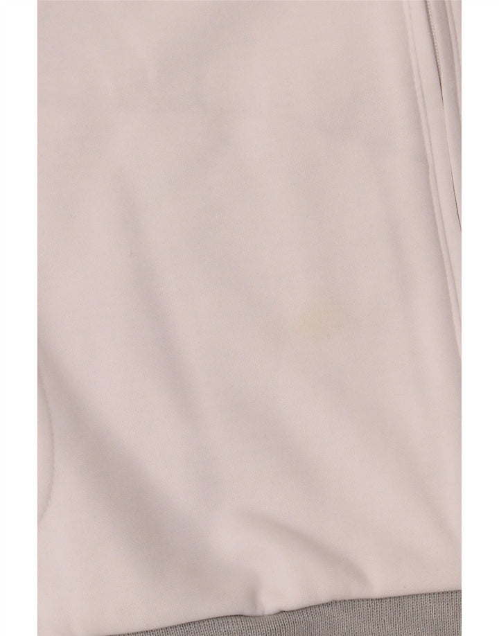 Fila Mujer Crop Chándal Top Chaqueta UK 10 Small Rojo Colorblock Poliéster