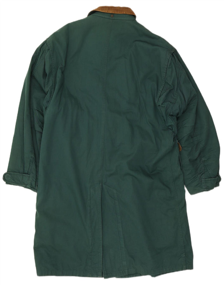 Abrigo Ciao para hombre UK 40 Algodón color block verde grande