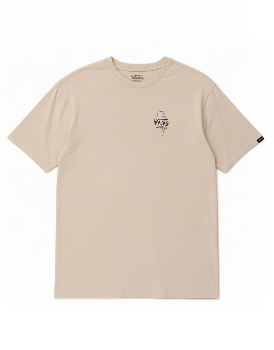 Vans Camiseta con gráfico de ajuste clásico para hombre Top mediano de algodón blanco