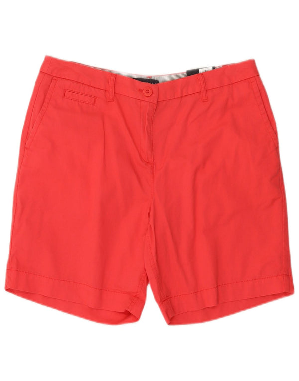 Marks & Spencer Pantalones cortos chinos para mujer UK 12 Medium W32 Algodón rosa