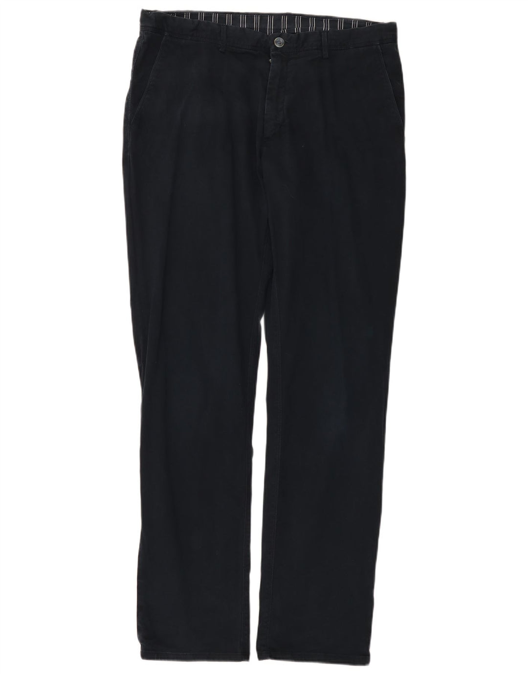 MASSIMO DUTTI Pantalón chino para hombre EU 44 Large W34 L32 Azul marino