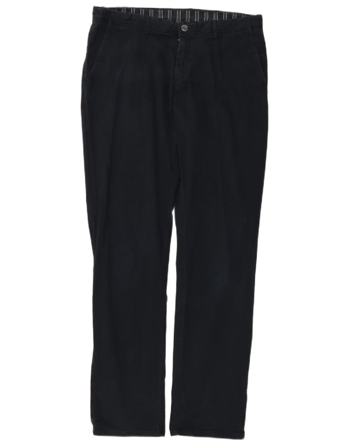 MASSIMO DUTTI Pantalón chino para hombre EU 44 Large W34 L32 Azul marino