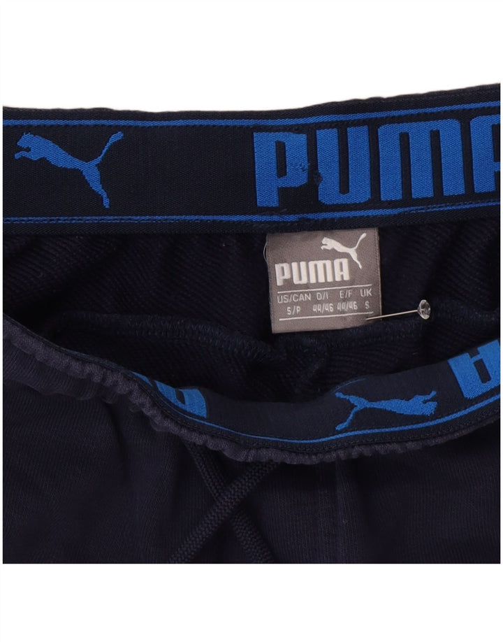 Puma Pantalones De Chándal Para Hombre Joggers Small Azul Marino