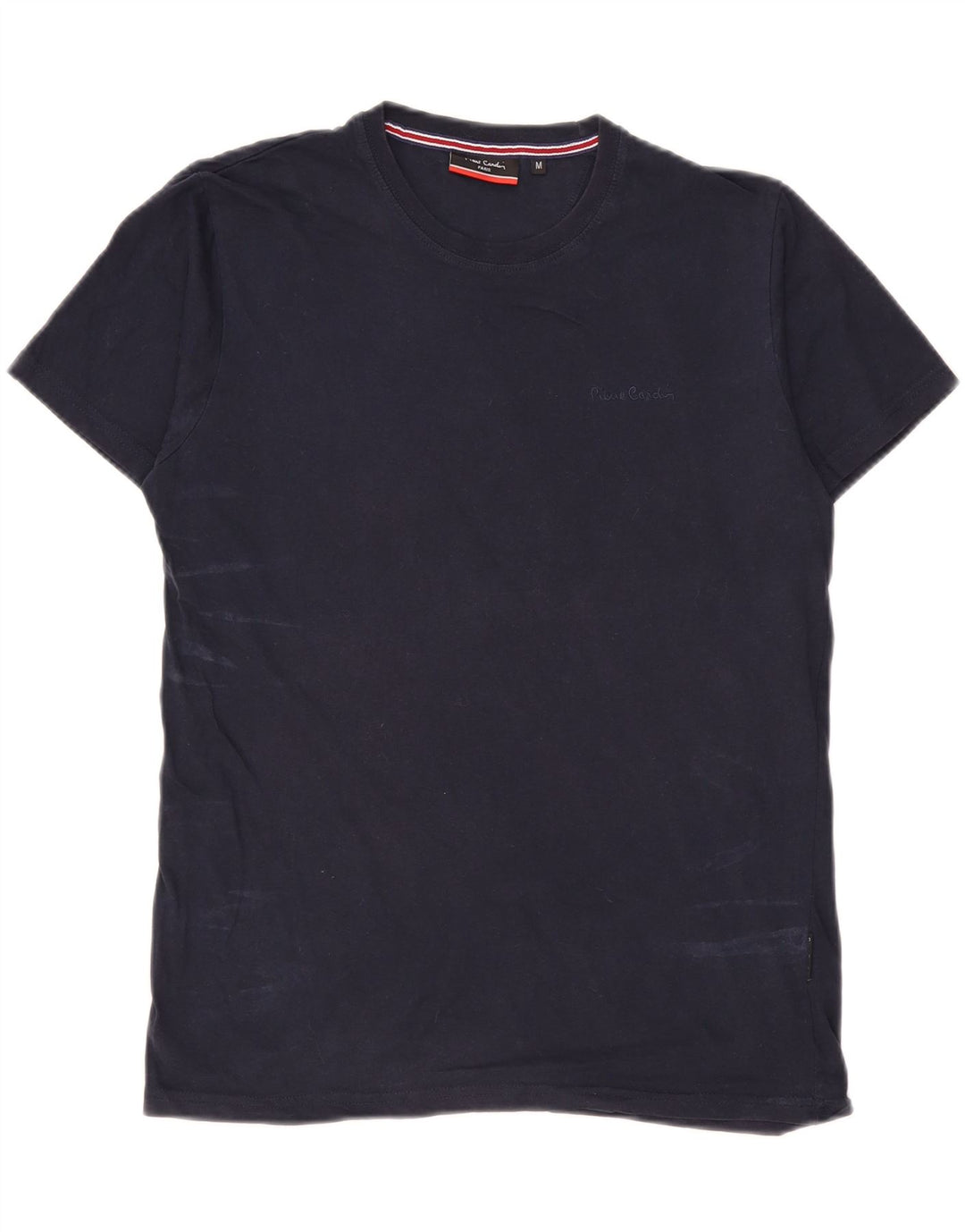 Pierre Cardin Camiseta Hombre Top Medium Azul Marino Algodón
