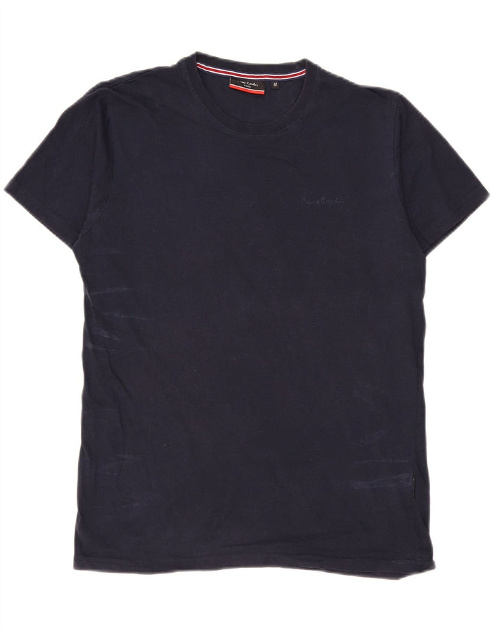Pierre Cardin Camiseta Hombre Top Medium Azul Marino Algodón