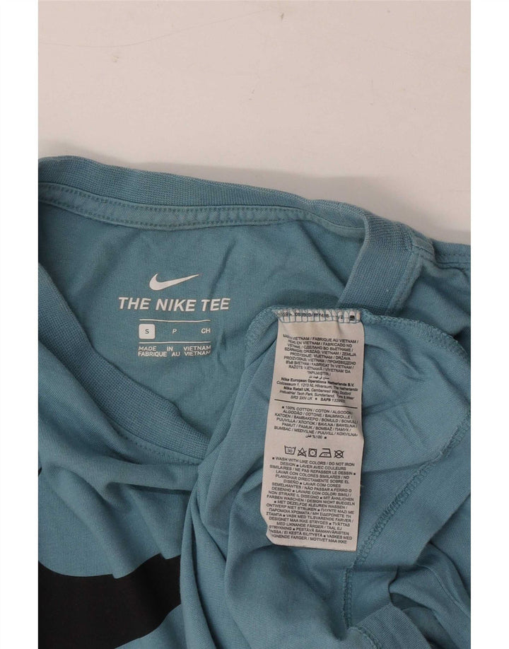 Nike - Camiseta gráfica para hombre, talla pequeña, algodón azul