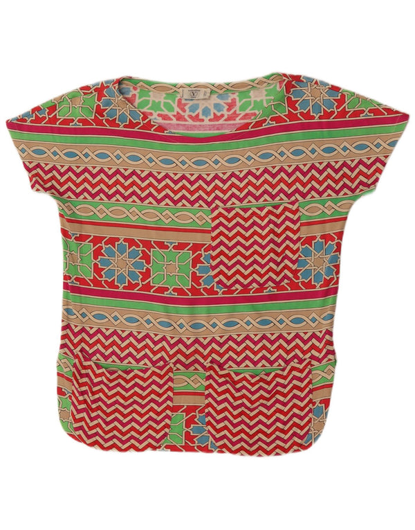 Blusa Mujer Valentino Top IT 42 Medium Multicolor Geométrico