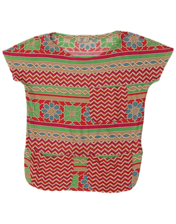 Blusa Mujer Valentino Top IT 42 Medium Multicolor Geométrico