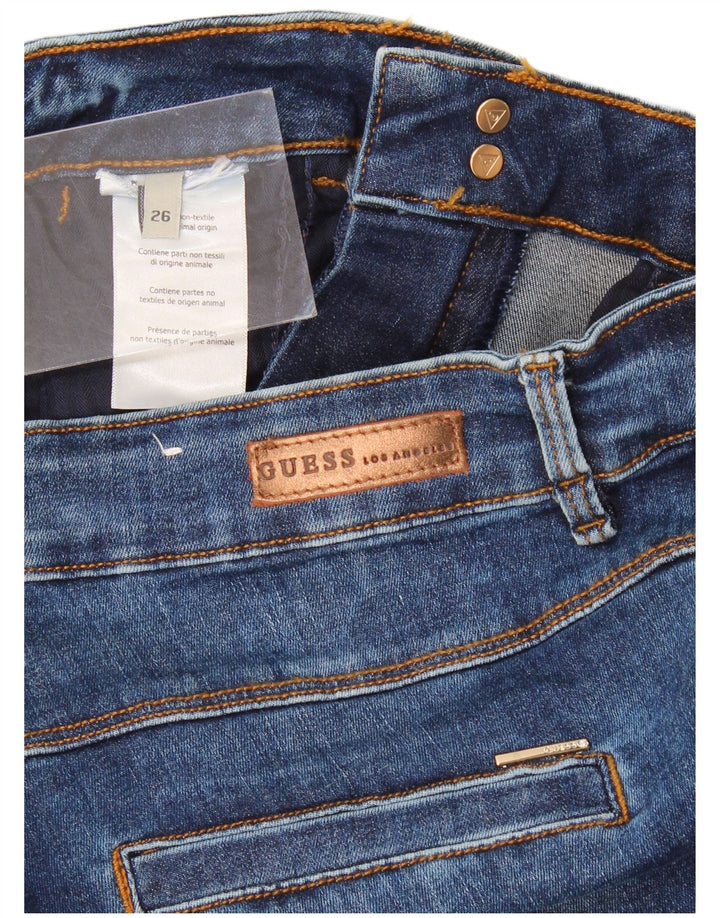 Guess Mujer Jade Bootcut Jeans W26 L31 Azul