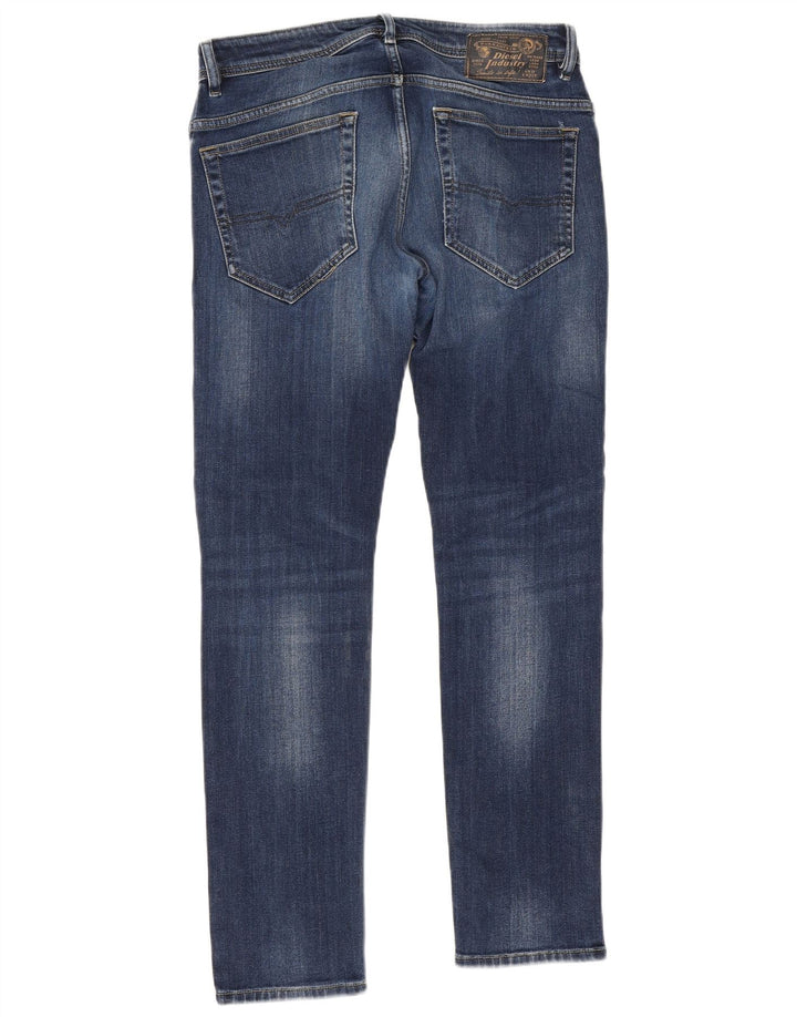 DIESEL Hombre Thavar Slim Jeans W31 L29 Algodón Azul