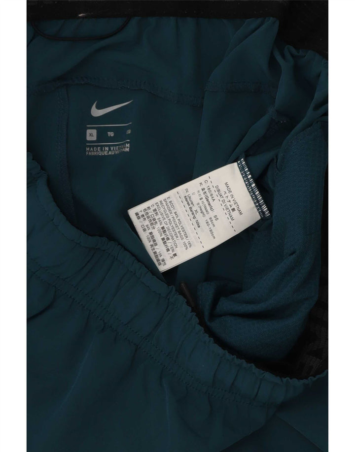 Pantalones cortos deportivos Nike Dri Fit para hombre XL Poliéster azul