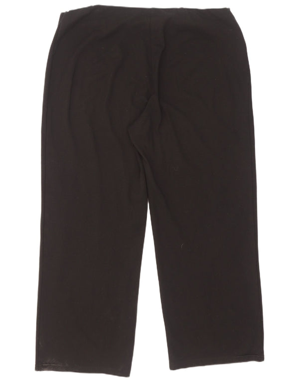 Marks & Spencer Pantalones Casuales de Corte Suelto para Mujer UK 20 2XL W40 L29 Negro