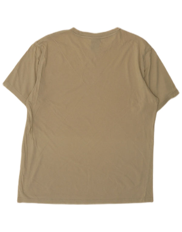 Champion Camiseta Gráfica Para Hombre Top Small Beige Algodón