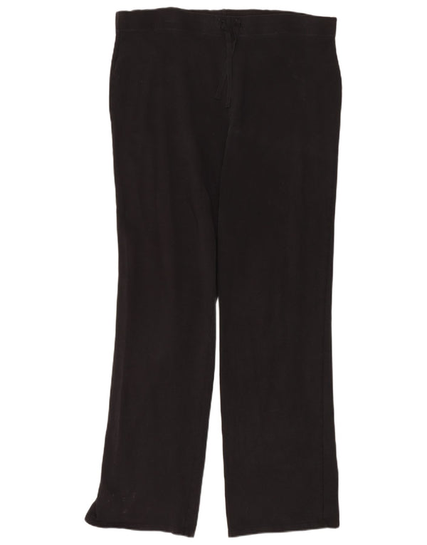 Marks & Spencer Pantalones de Chándal para Mujer UK 46 Grande Algodón Negro