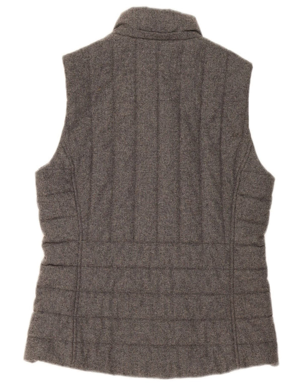 Tommy Hilfiger Chaleco acolchado para mujer UK 44 Lana gris medio