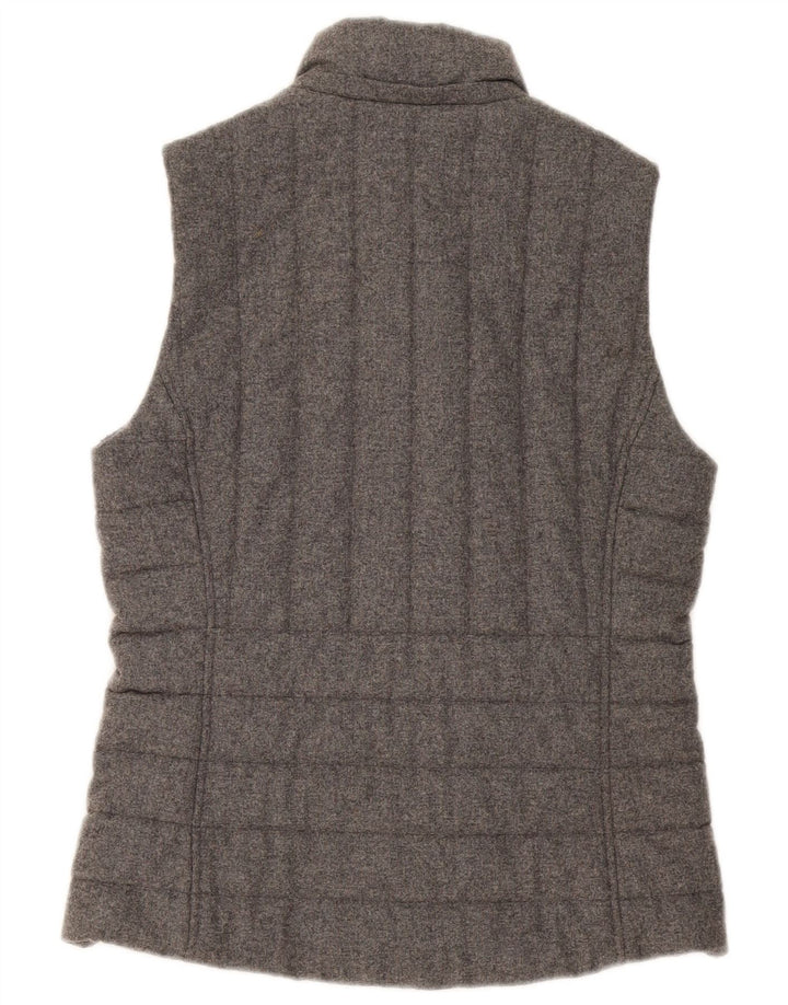 Tommy Hilfiger Chaleco acolchado para mujer UK 44 Lana gris medio