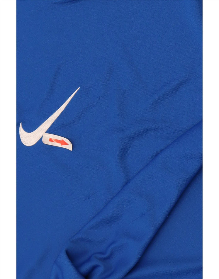 Camiseta Nike Dri Fit para hombre Top poliéster azul medio