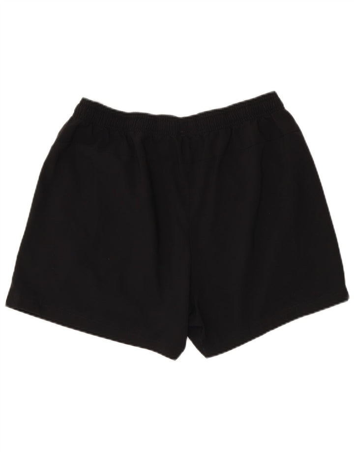 Adidas - Pantalones cortos deportivos para hombre, talla grande, poliéster negro