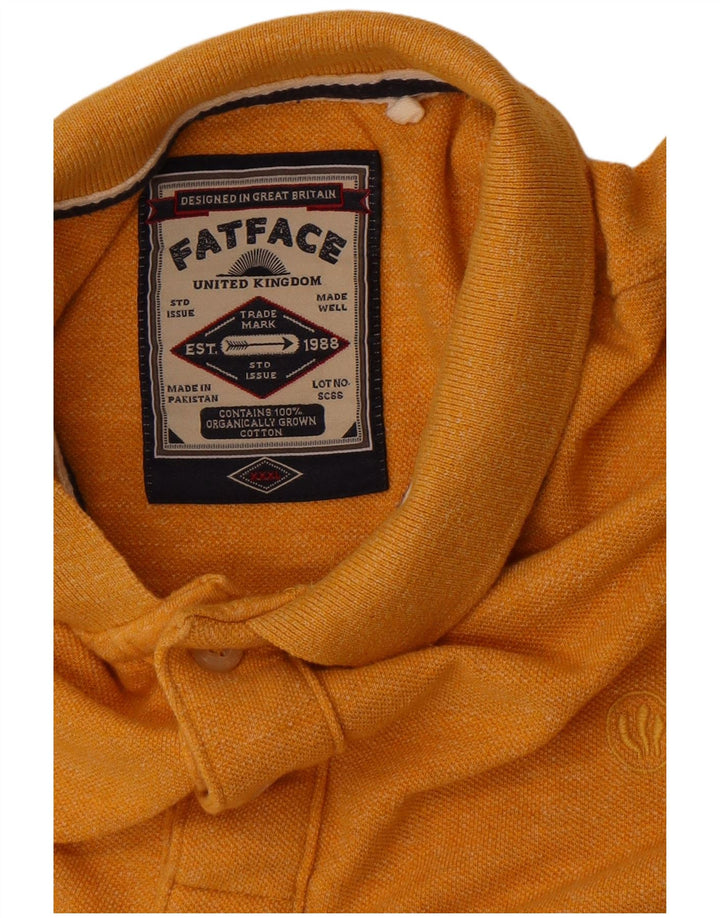 Polo para hombre Fat Face 3XL Algodón amarillo