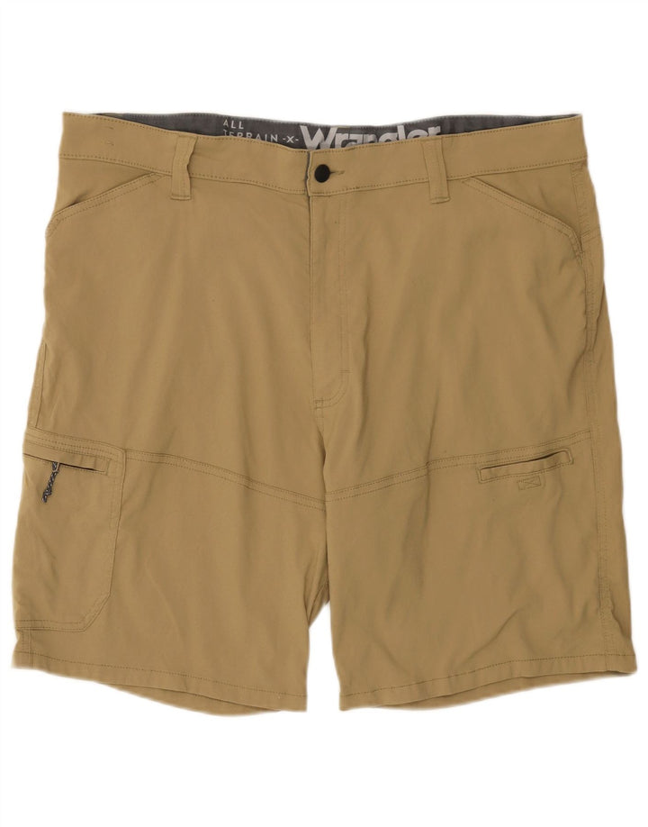 Wrangler Pantalones cortos cargo para hombre W40 XL Nylon beige