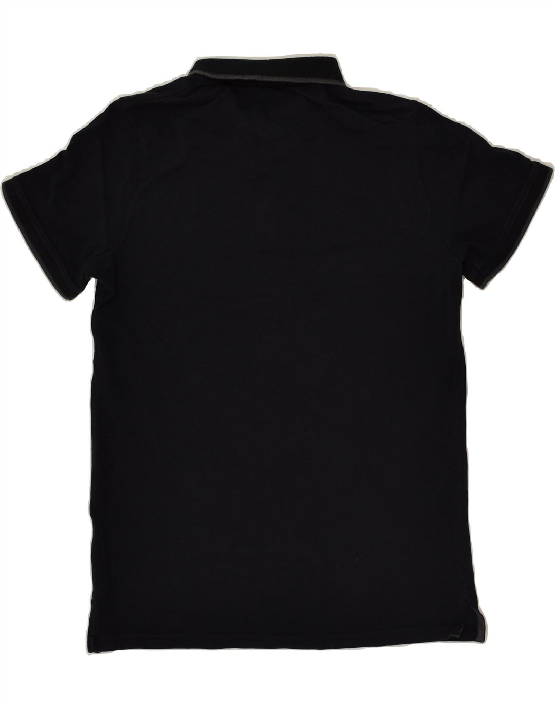 MOUNTAIN WAREHOUSE Polo para hombre pequeño de algodón negro
