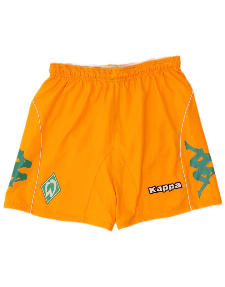 KAPPA Pantalones cortos deportivos gráficos para hombre Poliéster naranja medio