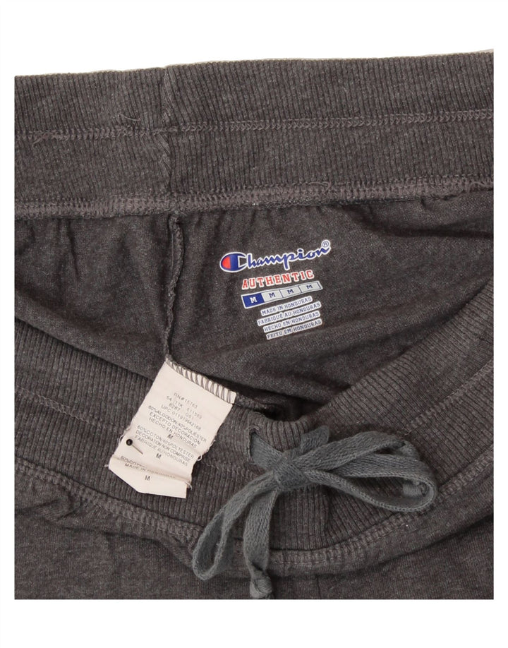 CHAMPION Womens Sport Shorts UK 12 Medium  Grey Cotton Vintage Champion and Second-Hand Champion from Messina Hembry 