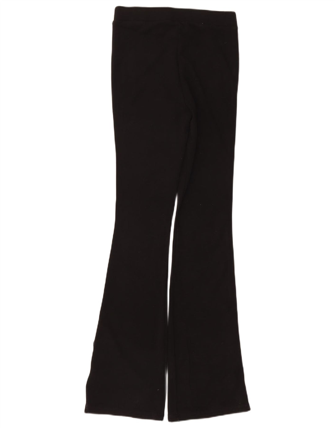 Zara Mujer Pantalón Chándal Flare Mediano Poliamida Negro