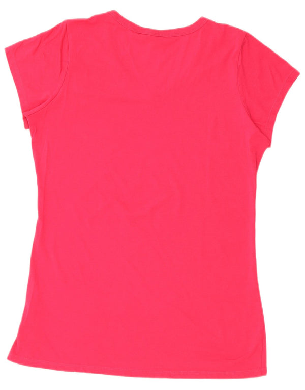 G-STAR Camiseta para mujer Top UK 44 Grande Rosa Algodón