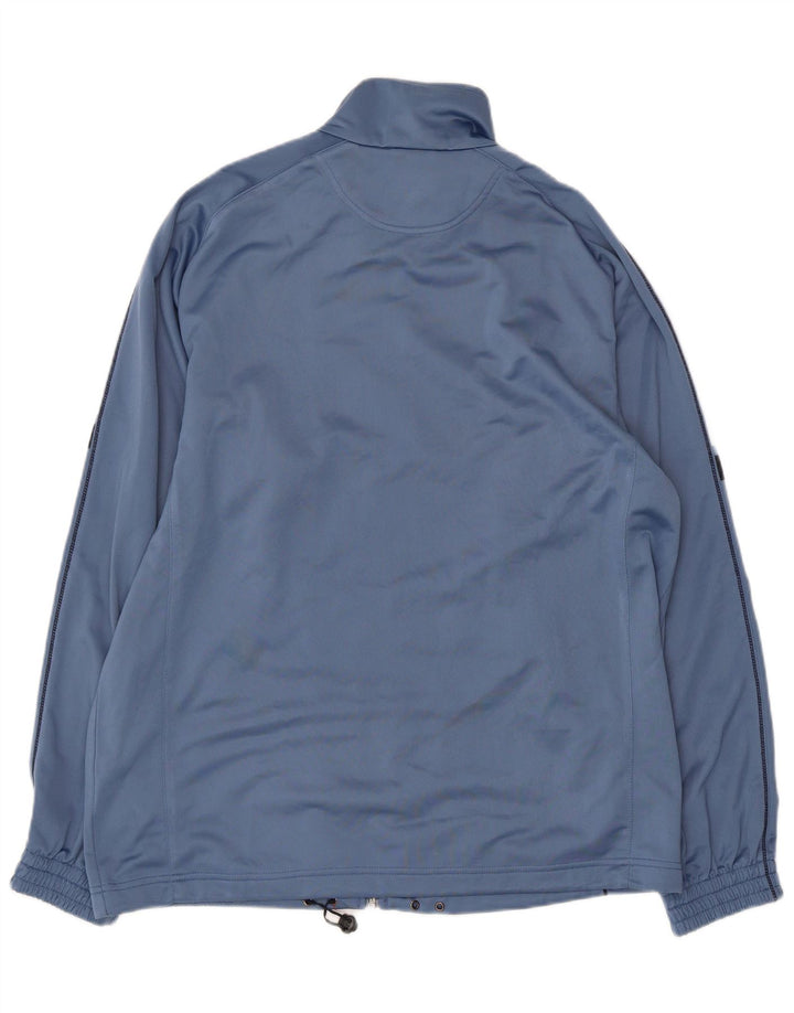 LOTTO Chaqueta superior de chándal para hombre Poliéster color block azul grande