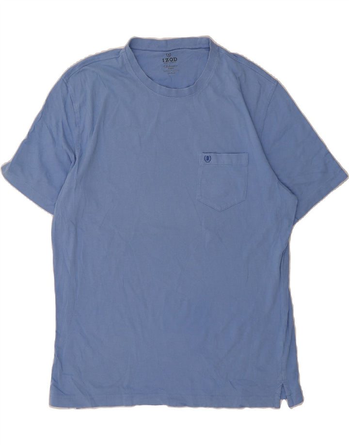 IZOD Mens T-Shirt Top Medium Blue Cotton Vintage Izod and Second-Hand Izod from Messina Hembry 
