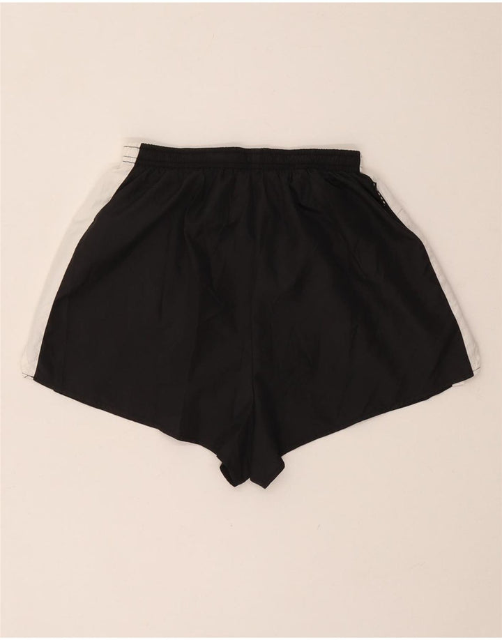 Pantalones cortos deportivos Nike para mujer US 8/10 Mediano Negro Colorblock Poliéster