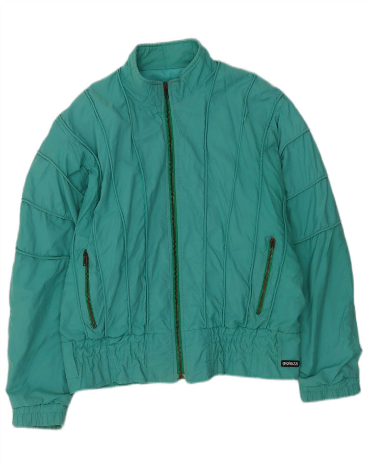 Gigi Rizzi Chaqueta Bomber Mujer IT 44 Algodón Turquesa Medio